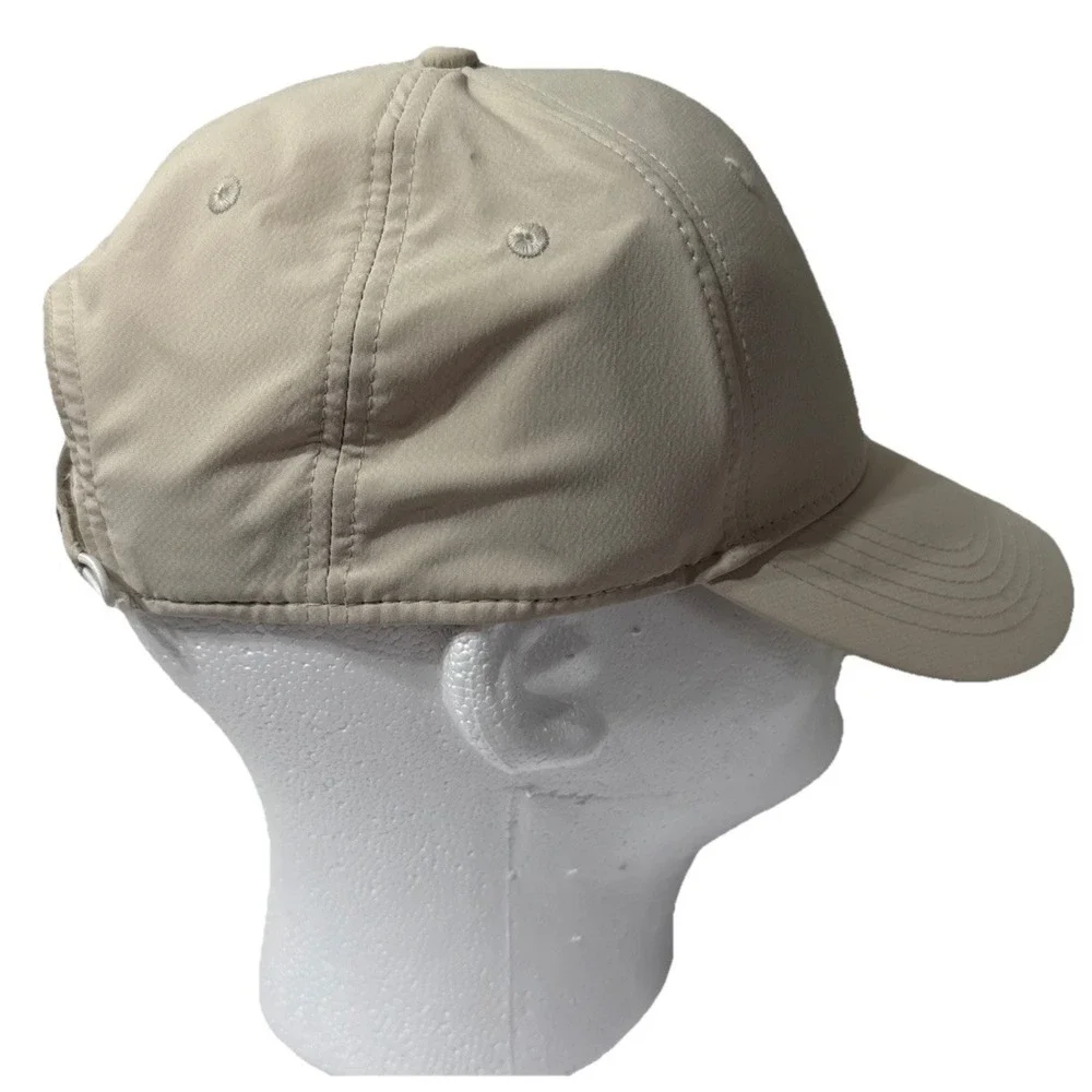 AHEAD Mid Fit Kentucky Derby 146 Performance Ball Golf Hat Cap Hook Loop Beige